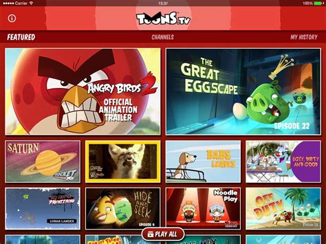 Toonstv App X Rovio Entertainment Corporation