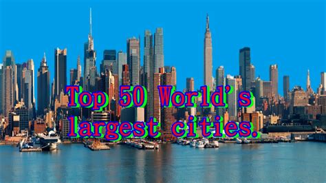 Largest Cities In The World Navbda