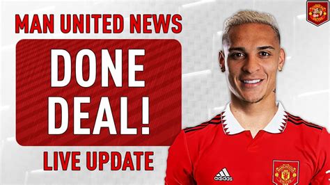 Done Deal Antony To Manchester United Transfer News Live Youtube