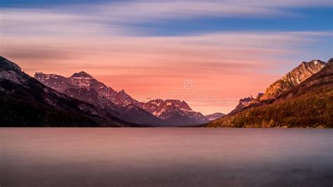 Upper Waterton Lake In Waterton Lakes National Park A Park In The