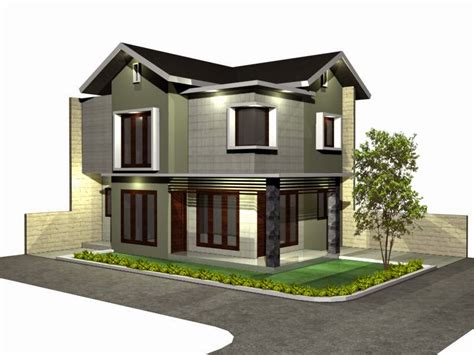 Model rumah hook 2 lantai & roof garden. Gambar Ide Desain Rumah Hook Minimalis 2 Lantai 2015