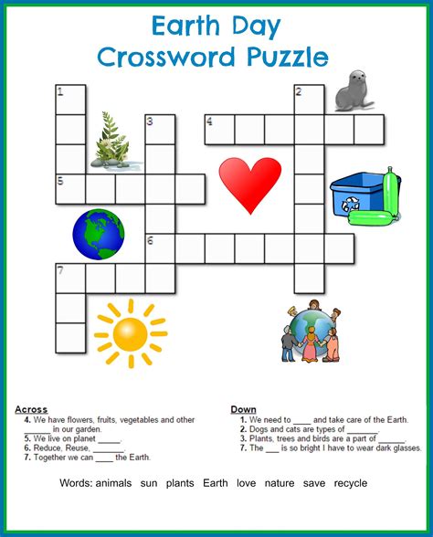 Word Beginner Crossword Puzzles For Kids Printable