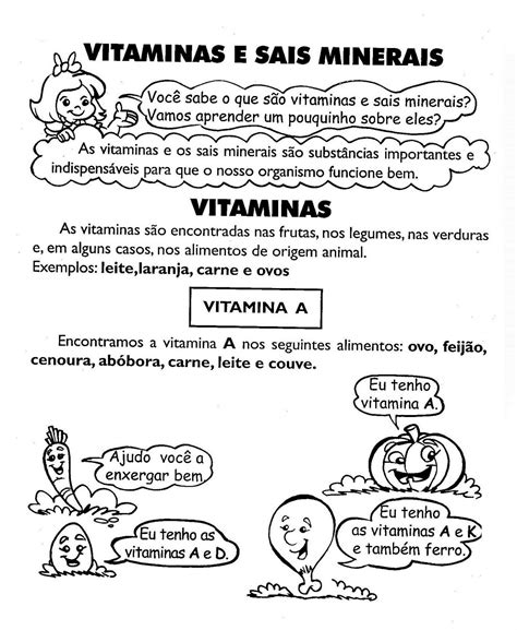 Prof Ananda Atividades Vitaminas E Alimentos