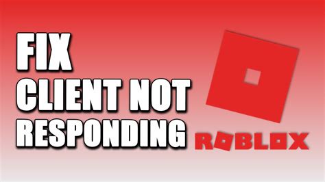 How To Fix Roblox Game Client Is Not Responding 2024 YouTube