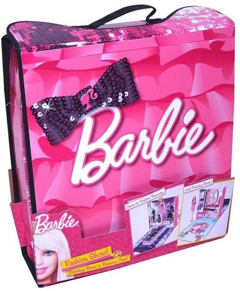 Neat Oh Barbie Fashion Show Dressing Room And Runway Case A1518xx