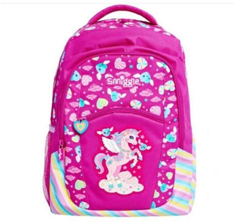 Smiggle Classic Lite Backpack Pink Unicorn Lazada