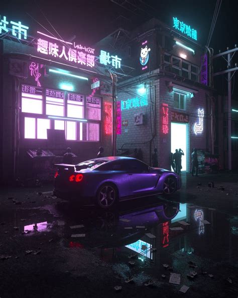 Jdm Wallpaper 4k Neon Japan Neon Wallpapers Wallpaper 036