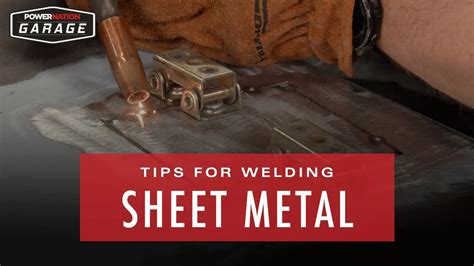 Tips For Welding Sheet Metal Youtube