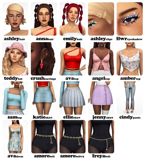 Pretty And Savage Collection 💗 🦋 Sims 4 Sims 4 Mods Clothes Sims 4