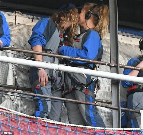 Sailor Brinkley Cook And Boyfriend Kiss On Sydney Harbour Bridge Climb