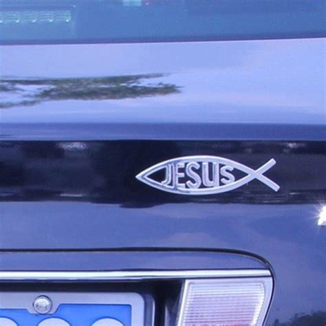 Koupit Popular Funny Emblem Badge Decoration Car Sticker Jesus Fish