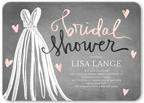 Bridal Shower Invitation Wording For 2018 Shutterfly