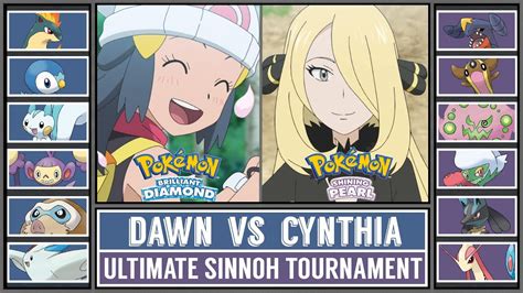 Dawn Vs Cynthia Ultimate Sinnoh Tournament Pokémon Bdsp Youtube