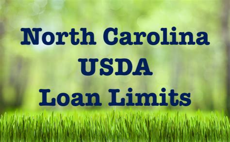 North Carolina Usda Loan Limits