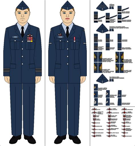 Royal Canadian Air Force Uniform Base By Tenue De Canada On Deviantart
