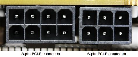 Graphics Card Pci E 6 Pin And 8 Pin Connectors Explained