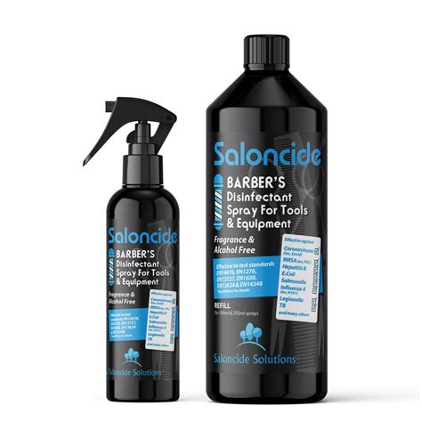 Saloncide Barbers Anti Microbial Disinfectant Introductory Pack