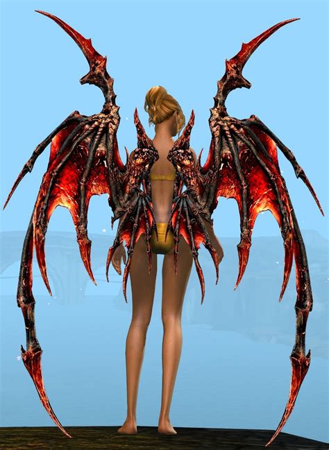Archdemon Wings Backpack Skin Guild Wars 2 Wiki Gw2w