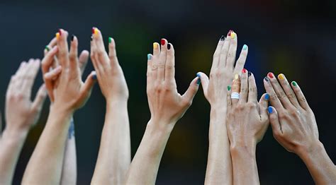 olympic nail art puts athletes true colors on full display