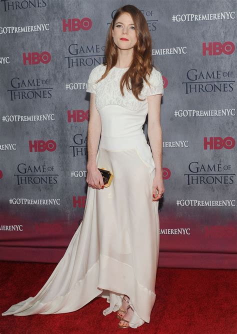 ROSE LESLIE At Game Of Thrones Fourth Season Premiere In New York HawtCelebs