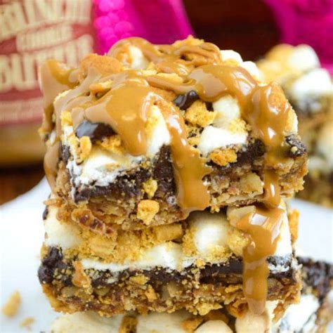 Triple Layer Cookie Butter Smores Bars Where Cookie Meets Smores