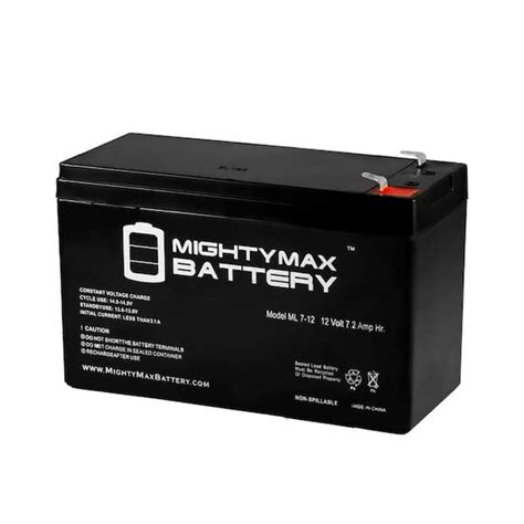 Mighty Max Battery 12v 7ah Sla Battery Replacement For Apc Smart Ups 750 Ub1270 Max3837398 The