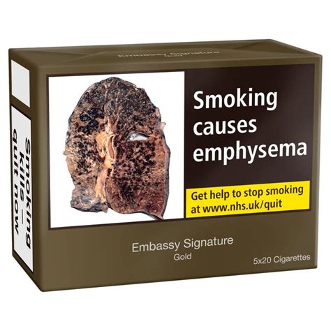 Embassy Signature Gold Cigarettes Multipack Morrisons