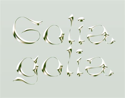 Goliagolia Font Behance