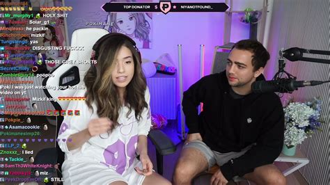 Pokimane Tells Him Not To Sniff Her Chair Youtube