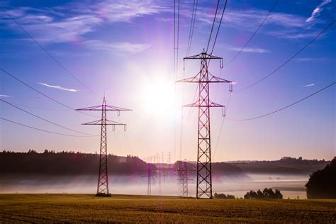 Power Poles Upper Lines Power Lines High Voltage 4k Hd Wallpaper