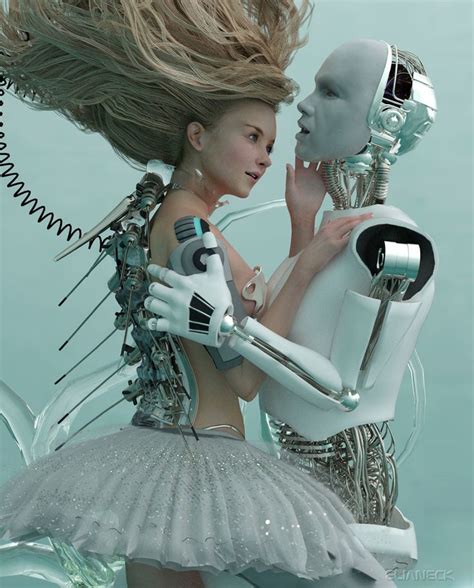 Her Doll By Eliane Ck Fantasy D Cyborg Girl Female Cyborg Robot Art