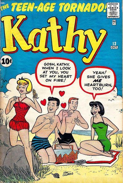 Gcd Cover Kathy Vintage Comic Books Romance Comics Comics