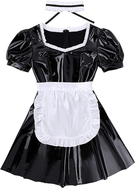 Inlzdz Womens Maidservant Costume Uniform Outfits Naughty