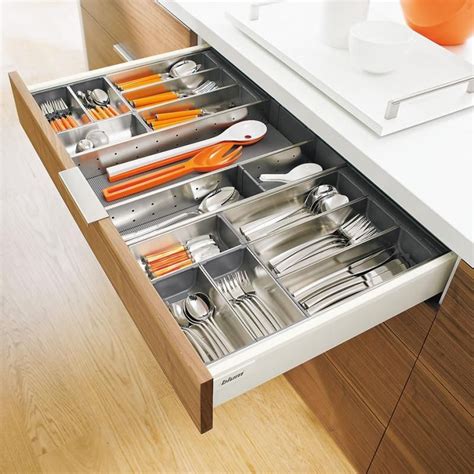 The Orga Line Cutlery Divider By Blum Is A Premium Quality Metal Drawer