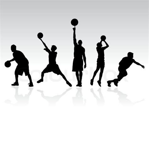 Silhouette Basketball Player Svg 60 Dxf Include