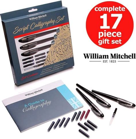 William Mitchell Script Calligraphy Set Bol