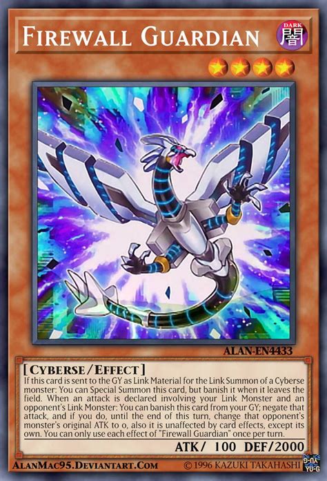 Firewall Guardian By Alanmac95 Yugioh Monsters Yugioh Cards Monster
