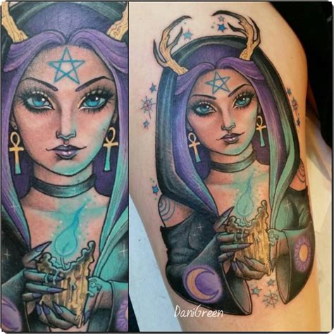 Tattoo Uploaded By Jentheripper Witch Pin Up Tattoo By