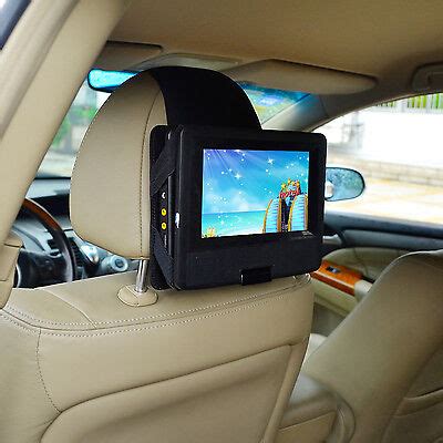 Inch Swivel Flip Style Portable DVD Player Holder Car Headrest Mount DVD EBay