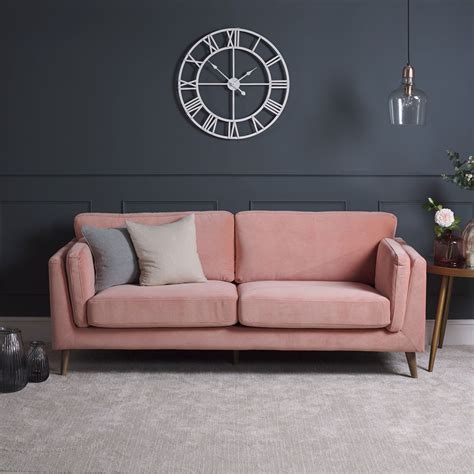 Ready to purchase your new sofa? Harris 3 Seater Sofa - Pink