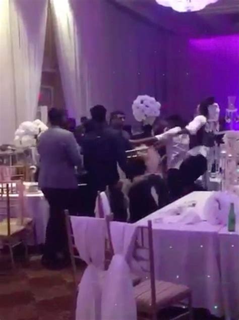 Brawl Breaks Out At Wedding Reception After Brides Ex Puts Explicit