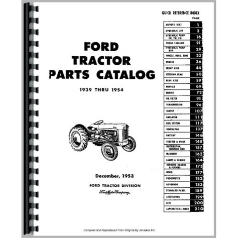 Ford 8n Tractor Parts Diagram Hanenhuusholli