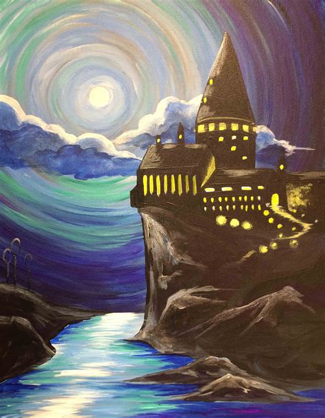 Latest And Greatest Harry Potter Painting Hogwarts Painting Harry