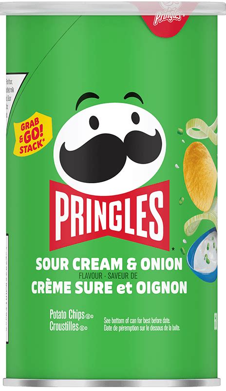 Croustilles Pringles Grab And Go Stack Saveur De Crème Sure Et Oignon