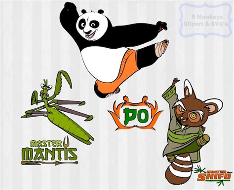 Kung Fu Panda Svg Svg Dxf Png Kung Fu Panda By 5starclipart