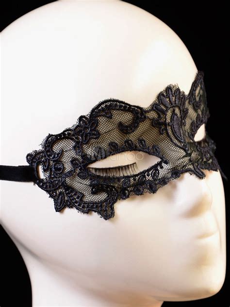 women s sexy mask lace hallow out black eye patch
