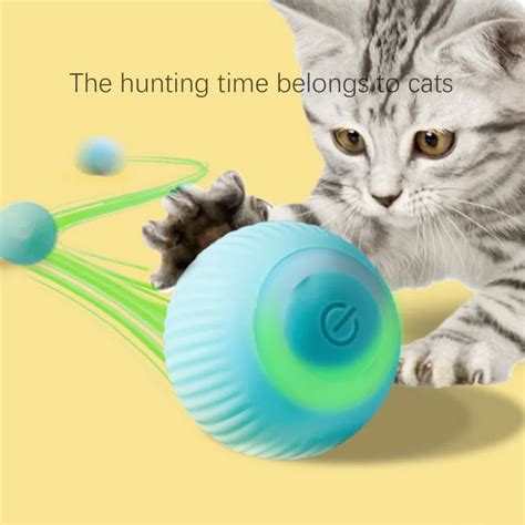 Electric Cat Ball Toys Automatic Rolling Smart Cat Toys For Cats