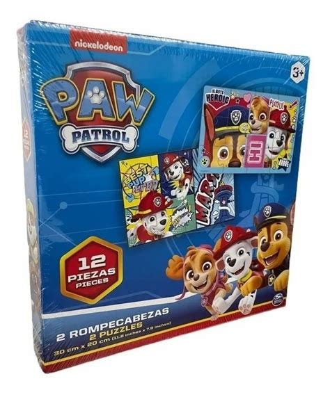 Paw Patrol 2 Rompecabezas Puzzle 12 Piezas Jugueteria Roman