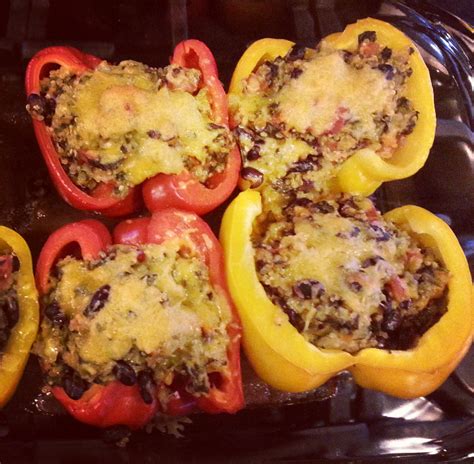 Eating With The Season Quinoa Stuffed Peppers