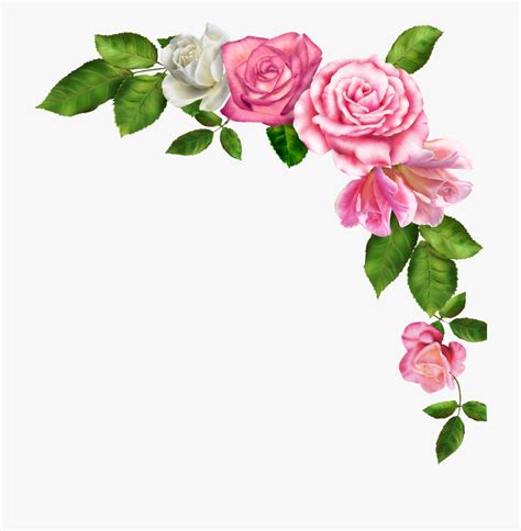 Pink Rose Border Clip Art Free 10 Free Cliparts Download Images On